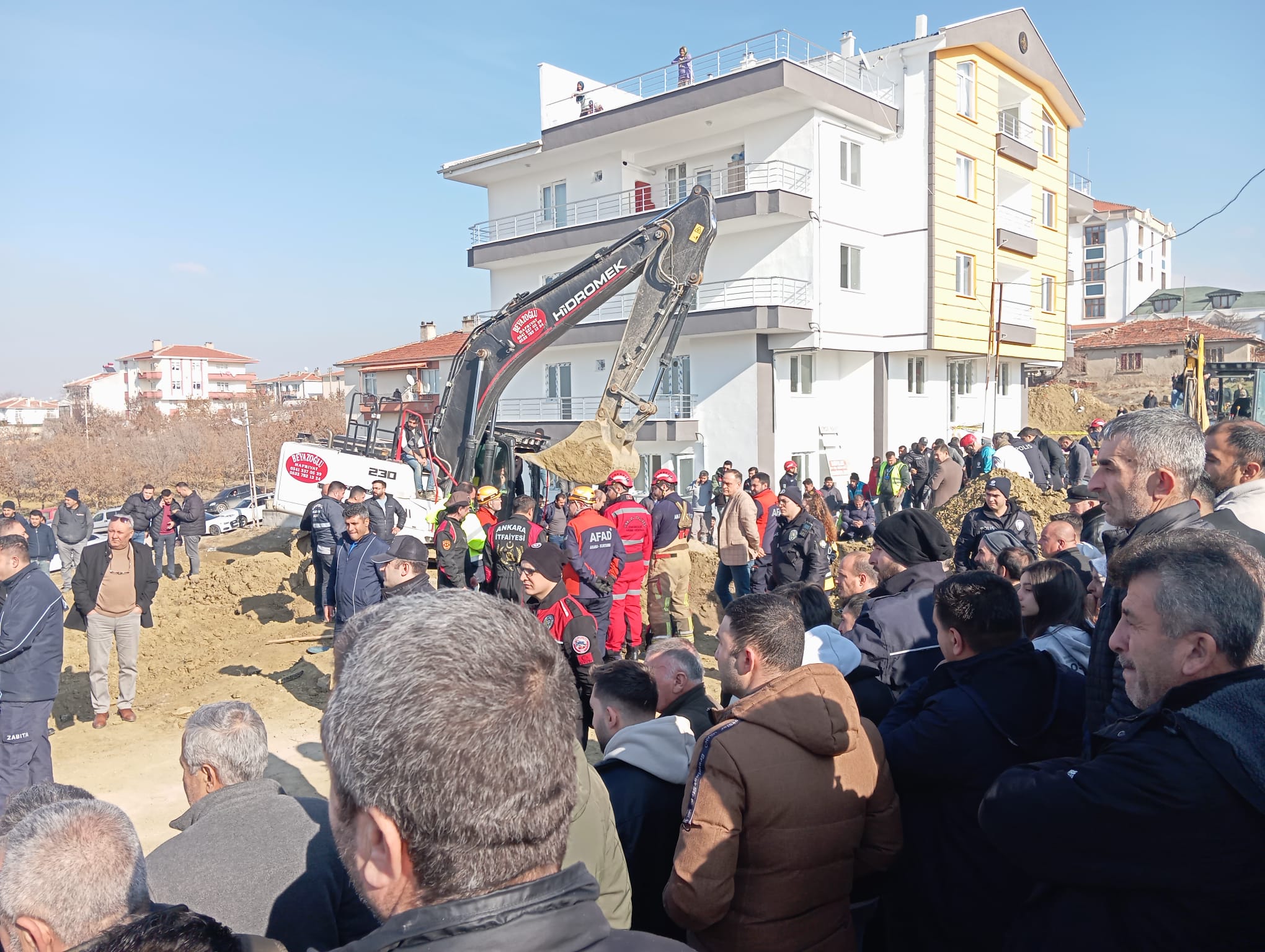 Polatlı ‘da inşaatta göçük: 1 işçi hayatını kaybetti