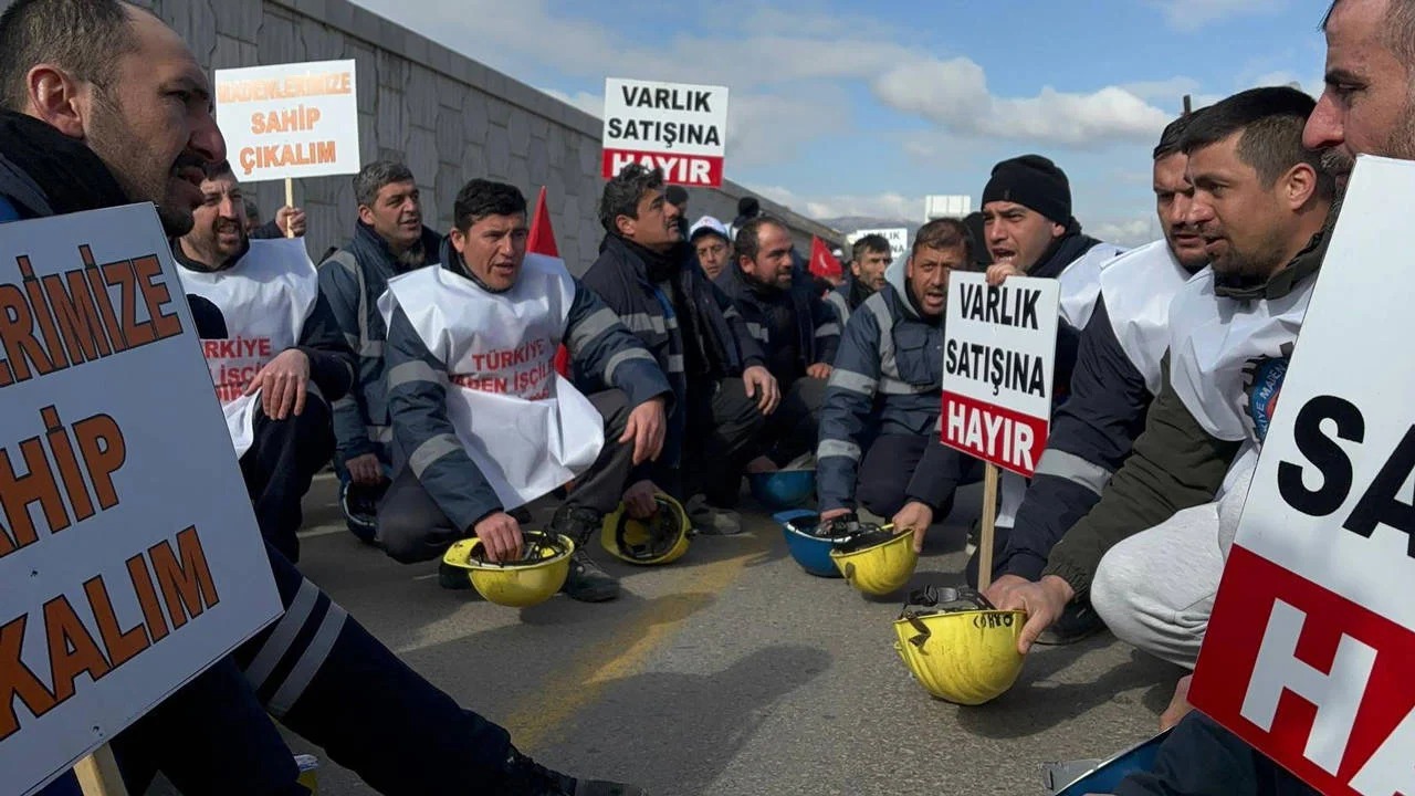 Biz emeğimizi ve yurdu savunuyoruz.. Madenci yürüyüşü 3. gününde