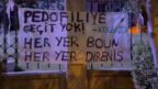 Diyanet İşleri Başkanlığı’na pankart asıldı: “Pedofiliye geçit yok, her yer BOÜN”